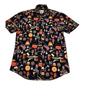 RSVLTS City of Pawnee Shirt Men's‎ M Kunuflex Parks & Rec USA Summer